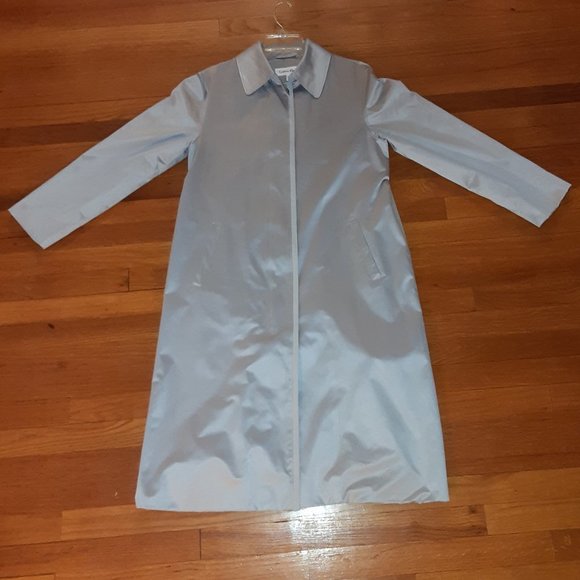 Calvin Klein light grey trench coat size 10 - Picture 1 of 9